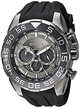 【中古】【インポート品・未当て嵌める】Invicta Men\u0027s 26308 Speedway Quartz Multifunction Gunmetal Dial Watch