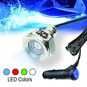 【中古】【輸入品・未使用】Tidal Wake Plug N' Play 水中 LED ボートドレインプラグライト 1/2インチねじ式排水溝付きボート用 配線不要 ドリル穴不要 アクセサリーコンセ