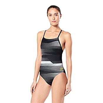 【中古】【インポート品・未当て嵌める】Speedo レディース 衣裳 一ころ 愛くるしい はりつけ台うしろ側 28 黒いこと