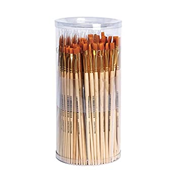【中古】【輸入品・未使用】Dynasty b-400?Golden合成ブラシin Canister canister of 144