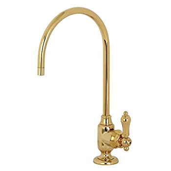 【中古】【インポート品・未当て嵌める】Kingston Brass KS5192BAL 家宝 シングル手持ち部分 水濾過水道の栓 光輝金管楽器