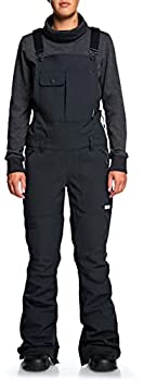 【中古】【インポート品・未当てはめる】DC Collective Bib Snowboard Pants Womens Sz L Bio Wash Black