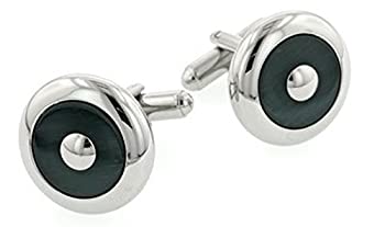 【中古】【輸入品・未使用】ダークグレーアクリルCufflinks