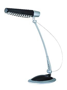 【中古】【輸入品・未使用】Lite Source LSP-769SIL/BLK Tasker 3-In-1 Desk Lamp%ｶﾝﾏ% Black And Silver by Lite Source [並行輸入品]