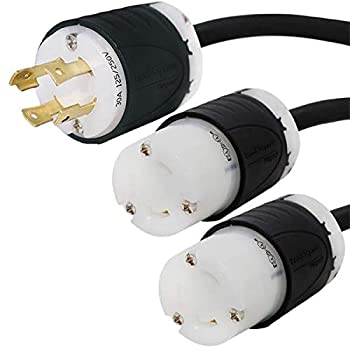 【中古】【輸入品・未使用】NEMA L14-30P - 2X L6-30R Yスプリッタコード - 10フィート 30A 125/250V 10/3 AWG - アイアンボックス# IBX-2151-10