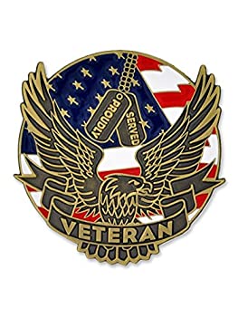【中古】【輸入品・未使用】Pinmart 's Proudly Served Veteran Patrioticラペルピン 10