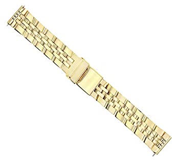 【中古】【インポート品・未当て嵌める】ウオッチダンス楽隊 腕輪 バリッリング 差し交わす気流 22粍 5繋がりゴールド