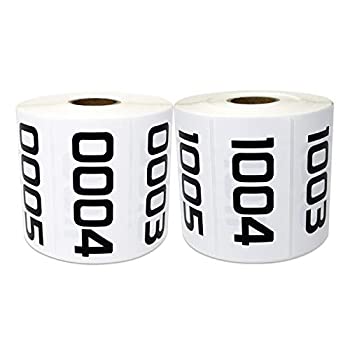 【中古】【輸入品・未使用】OfficeSmartLabels&minus;連番番号0001-1000 3 x 1.5インチ ステッカー (親) 2 Rolls｜スカイマーケットプラス