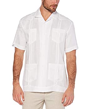 【中古】【輸入品・未使用】(キューバベラ) Cubavera メンズ 半袖 リネン100% グアヤベラ US サイズ: 4X Tall カラー: ホワイト