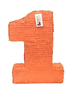 【中古】【輸入品・未使用】apinata4u LargeソリッドオレンジNumber One Pinata最初誕生日｜スカイマーケットプラス