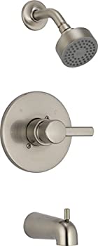 【中古】【輸入品・未使用】ピアレスPTT188792-BNアペックス、浴槽のシャワートリムキット、ブラッシュドニッケル