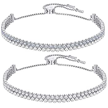 【中古】【輸入品・未使用】Swarovski レディース 微妙なブレスレットセット -
