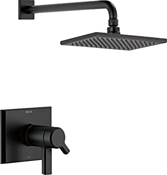 【中古】【輸入品・未使用】Delta Faucet T17T299-BL Pivotole TempAssure 17Tシリーズ シャワートリム、マットブラック