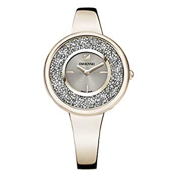 【中古】【インポート品・未当て嵌める】Swarovski Women\u0027s Crystalline 34粍 Rose Gold-Tone Steel Bracelet \u0026 Case Quartz Analog Watch 5376077