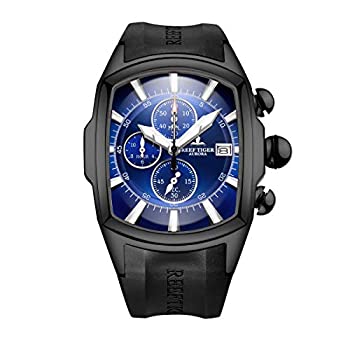 【中古】【インポート品・未当て嵌める】REEF TIGER [岩礁 虎] ウォッチ アナログ見せびらかす 石英 RGA3069-T-BLB メンズ