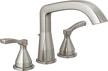 【中古】【インポート品・未当て嵌める】Delta Faucet T2776-SS 3穴 人情本 溜め桶刈り込み 甲板マウント ダイバーターなし ステンレス鋼