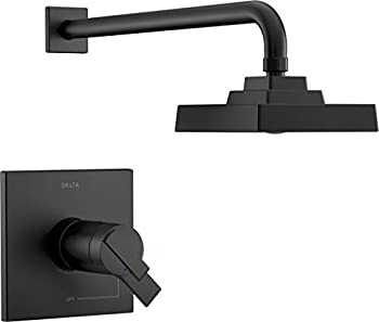 【中古】【インポート品・未当てはめる】Delta Faucet T17T267-BL TempAssure 17Tつづき物 刈り込みシャワーのみ、つや消し黒いこと