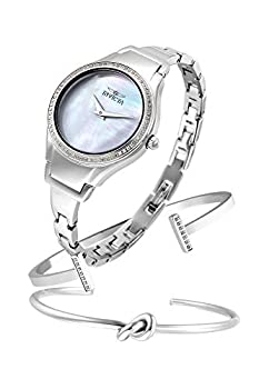 【中古】【インポート品・未当て嵌める】Invicta Women\u0027s 28504 Angel Quartz 3 Hand Silver Dial Watch