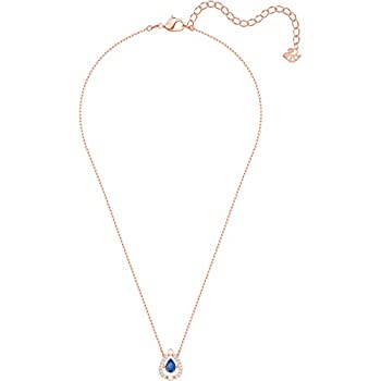 【中古】【輸入品・未使用】スワロフスキー スパークリング ダンス パール ネックレス ブルー ローズゴールド -5465281|スカイマーケットプラス