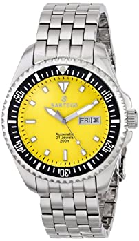 【中古】【インポート品・未当て嵌める】時辰儀 Men Sartego SPA27 Automatic Yellow Dial [並行輸入品]