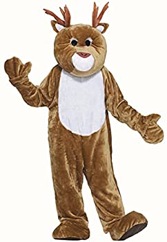 【中古】【輸入品・未使用】Reindeer Plush Economy Mascot Adult Costume トナカイぬいぐるみ経済マスコット大人用コスチューム♪ハロウィン♪サイズ:Standard (One Size)|スカイマーケットプラス
