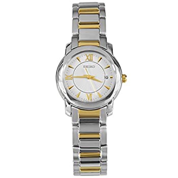 【中古】【インポート品・未当て嵌める】時辰儀 セイコー Seiko レディース SXDC21 Classic Two-Tone White Roman Numeral Dial Watch [並行輸入品]