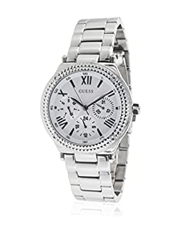 【中古】【インポート品・未当て嵌める】Guess W0331L1 35粍 Silver Steel Bracelet \u0026amp; Case Women\u0027s Watch