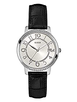 【中古】【輸入品・未使用】Guess W0930L2 レディース腕時計 Kismet レディースアナログクォーツ腕時計 レザーブレスレット付き