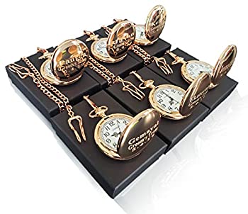 【中古】【インポート品・未当て嵌める】Eternity Engraving Inc.の目じるし入り口・入口袂時計6個。 カスタムフィットボックス嘱する、バックルチェーン店、目じるし付き添い人。 袂時計 独居室付き添い人 アソートカ