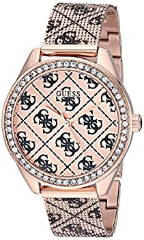 【中古】【輸入品・未使用】GUESS Claudia U1279L3 One Size ローズゴールド調/ブラック。