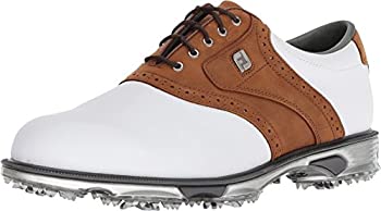 【中古】【輸入品・未使用】FootJoy メンズ DryJoys Tour 前シーズンスタイル ゴルフシューズ%ｶﾝﾏ% ホワイト/ボンバー トープ%ｶﾝﾏ% 8 Wide｜スカイマーケットプラス