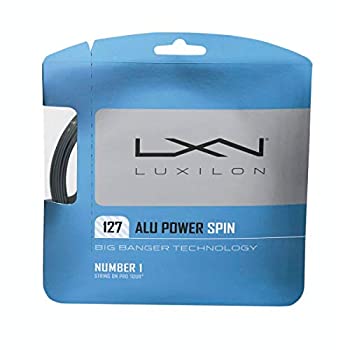 【中古】【インポート品・未当て嵌める】Luxilon Big Banger ALU 力強さ回転運動 16ゲージ - 127 ポリエステル (ポリエステル) テニスラケットストリングセット マルチ容器に並べる - 回転運動、プ