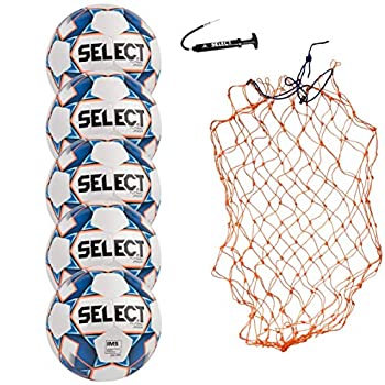 【中古】【インポート品・未当てはめる】Select Futsal Jinga フットサルボール 5どんぶり鉢野球クラブ容器に並べる 白いこと/青碧/オレンジ色 年がしら