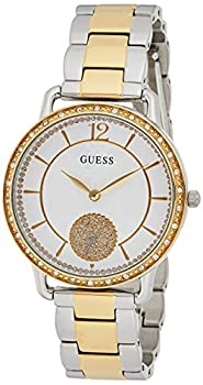 【中古】【インポート品・未当てはめる】GUESS Women\u0027s Guess Woman Watch -ASTRAL Gold 36粍 Steel Bracelet \u0026 Case Quartz Analog Watch W1290L1