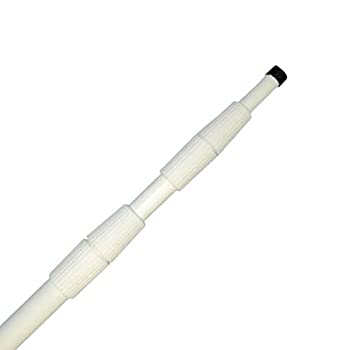 【中古】【輸入品・未使用】21足TelescopingホワイトファイバーグラスSuperflex旗竿