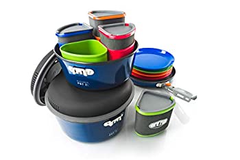 【中古】【インポート品・未当て嵌める】GSI Bugaboo Camper Cookware grey/blue 2016 camping cookware by Gsi