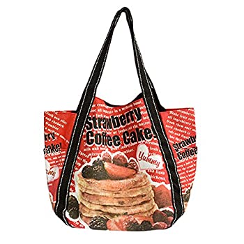 【中古】【輸入品・未使用】[コーヒーケーキ] キャンバス ショルダー トート バッグ｜スカイマーケットプラス