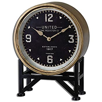 【中古】【輸入品・未使用】Uttermost' Shyam 真鍮 エイジドブラックスタンドデスククロック - 06094｜スカイマーケットプラス 53,927円