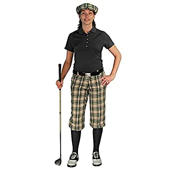 【中古】【インポート品・未当て嵌める】Golf Knickers Outfit - スチュワートコレクション - お一揃いのゴルフ旗がしらとふくらはぎ靴下: レディース\u0027基準打数5\u0027 - カーキスチュワート 2