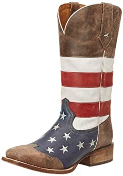 【中古】【インポート品・未当て嵌める】ROPER メンズ 亜米利加軍旗-br US 大きさ: 11 色つや: 赤銅色