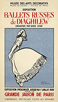 【中古】【輸入品・未使用】Ballets Russes de Diaghilewヴィンテージポスター(アーティスト: Cocteau )フランスC。1939 36 x 54 Giclee Print LANT-73977-36x54