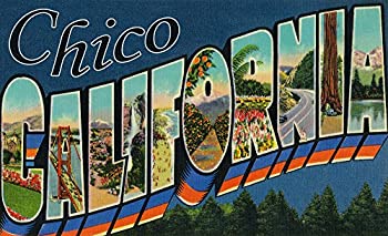 【中古】【輸入品・未使用】Greetings fromチコ、カリフォルニア 36 x 54 Giclee Print LANT-7352-36x54|スカイマーケットプラス