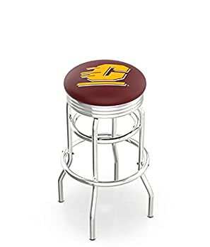 【中古】【輸入品・未使用】Central Michigan UniversityレトロSwivelバースツールBarstools ホワイト|スカイマーケットプラス