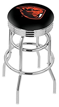 【中古】【輸入品・未使用】Oregon State BeaversレトロSwivelバースツールBarstools ホワイト|スカイマーケットプラス