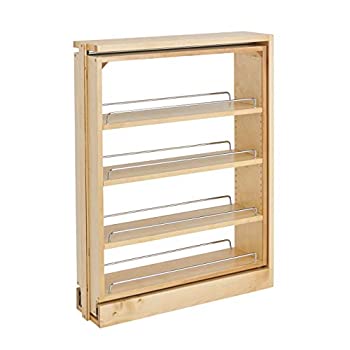 【中古】【インポート品・未当て嵌める】rev-a-shelf 432-bfbbsc-6?C pull-out間キャビネットベースフィラーwithどんぶり鉢・ベアリングsoft-close横すべり、6in、気どらずに
