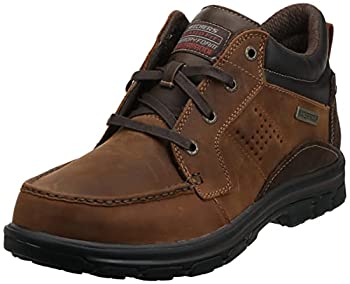 【中古】【インポート品・未当て嵌める】[スケッチャーズ] Men\u0027s Segment Melego Leather Chukka Waterproof Boot