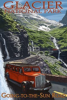 【中古】【輸入品・未使用】グレイシャー国立公園???going-to-the-sun Road 36 x 54 Giclee Print LANT-31000-36x54