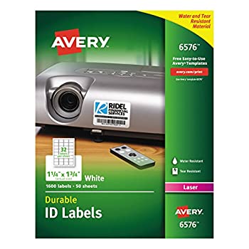 【中古】【輸入品・未使用】Permanent ID Laser Labels%ｶﾝﾏ% 1-1/4 x 1-3/4%ｶﾝﾏ% White%ｶﾝﾏ% 1600/Pack (並行輸入品)