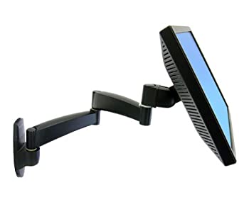【中古】【輸入品・未使用】Ergotron 200 Series Wall Mount Arm - Wall mount for LCD display - steel - black - screen size: up to 24%ﾀﾞﾌﾞﾙｸｫｰﾃ%