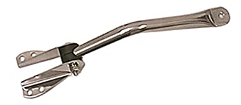 【中古】【輸入品・未使用】Rugged Ridge 110070.01 Mirror Arm And Bracket, Stainless Steel, Left Side, 55-86 Jeep CJ Models